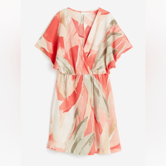 H&M Crinkled Wrap Dress - Picture 1 of 6